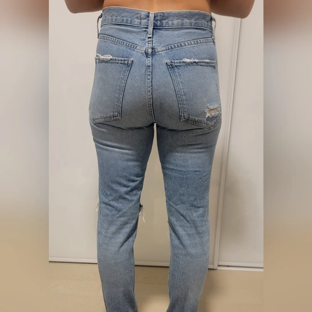 Agolde Ripped Mom Jeans - Picture 3 of 4